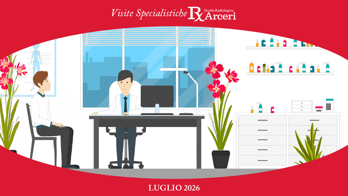 Visite specialistiche del mese di Luglio 2026 presso la nostra Struttura
